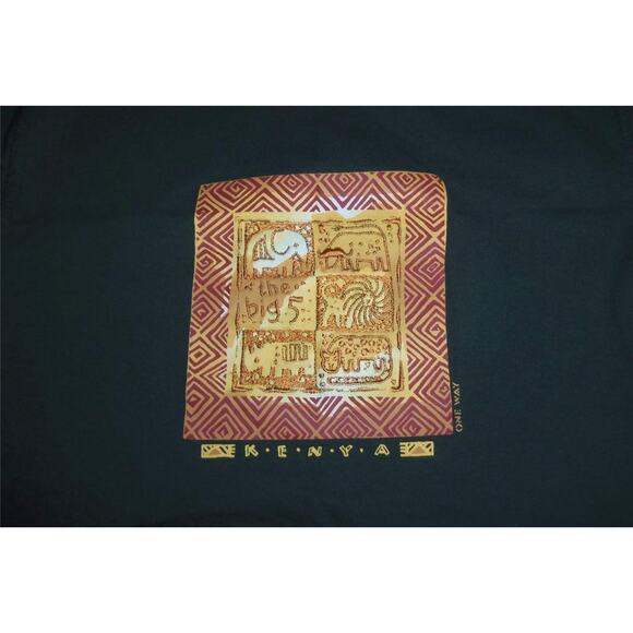 Kenya TShirt Size Large The Big 5 -0214L70 - Picture 2 of 3